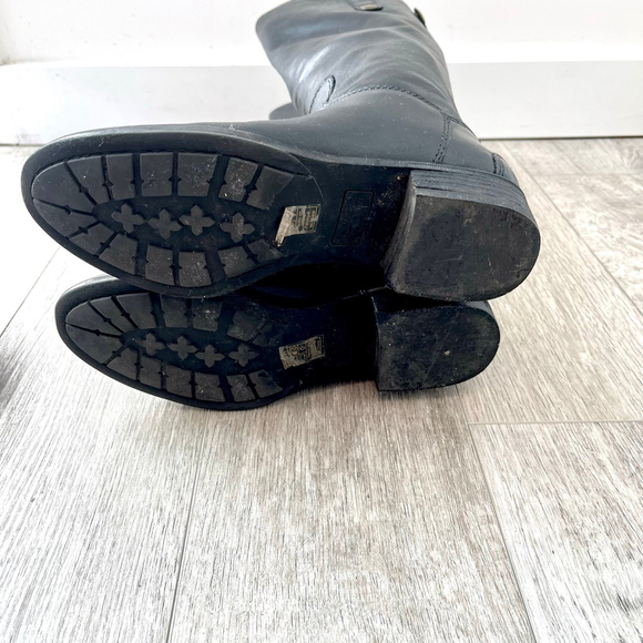 Sam Edelman Penny Riding Boots Black Leather Knee High Boots Women’s 6.5 / 36.5M - Picture 9 of 10